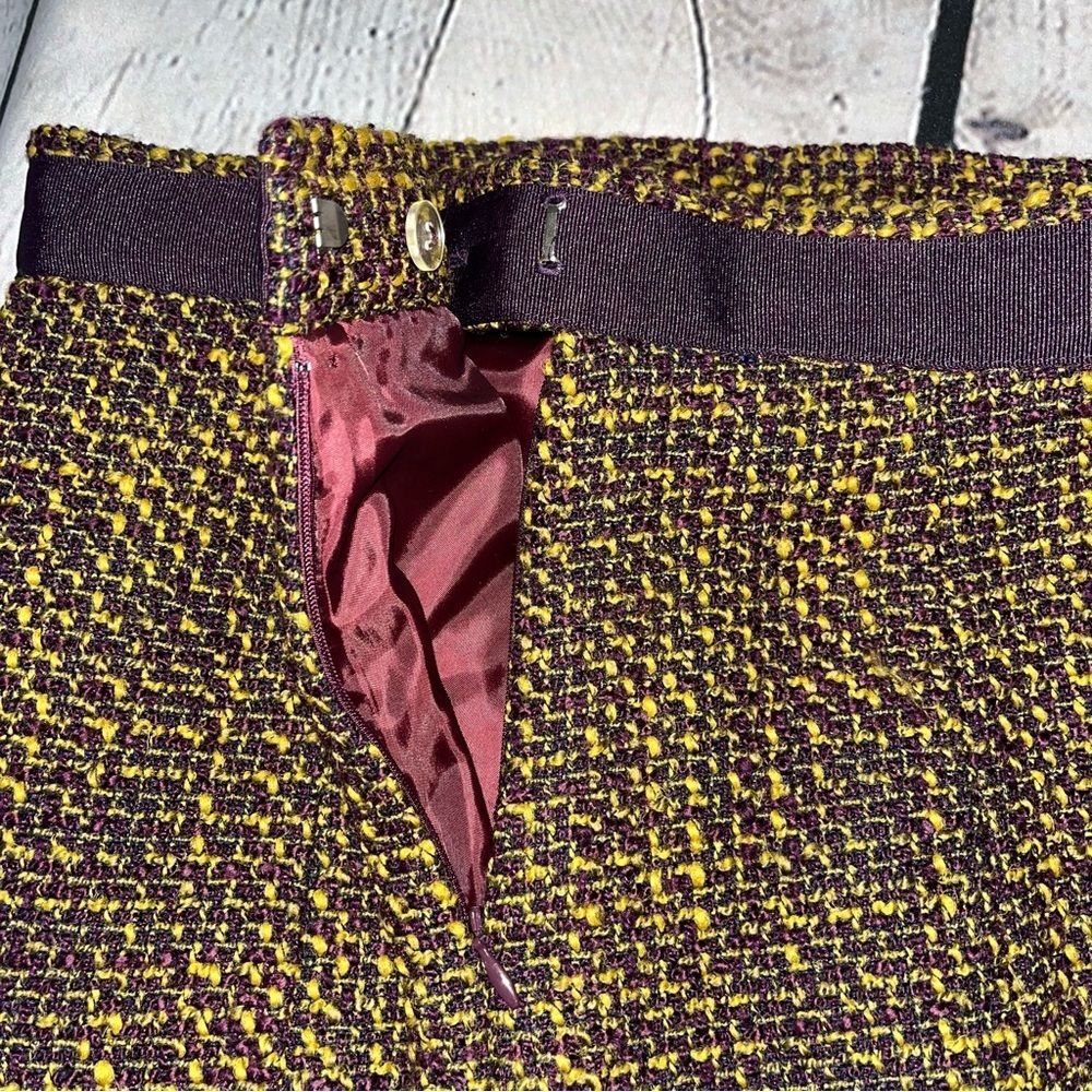 Vintage Pendleton Women’s Wool Tweed Pencil Skirt Size 6 - Picture 10 of 14